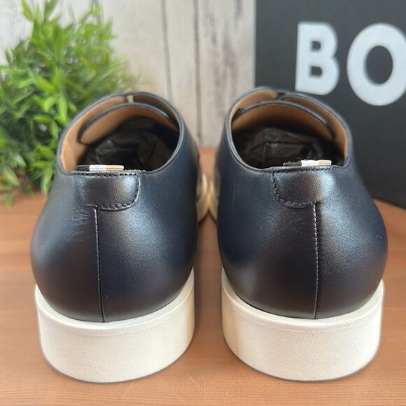 Boss Men's Jerrard Derby Leather Shoes Size 8 - Picture 7 of 10